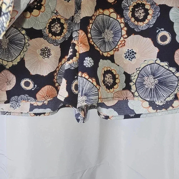 Zara Trafaluc Collection Multi Colored Floral Skort XS BOHO,BEACH,CASUAL - Picture 6 of 10